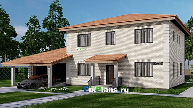Двухэтажный дом F-12365
